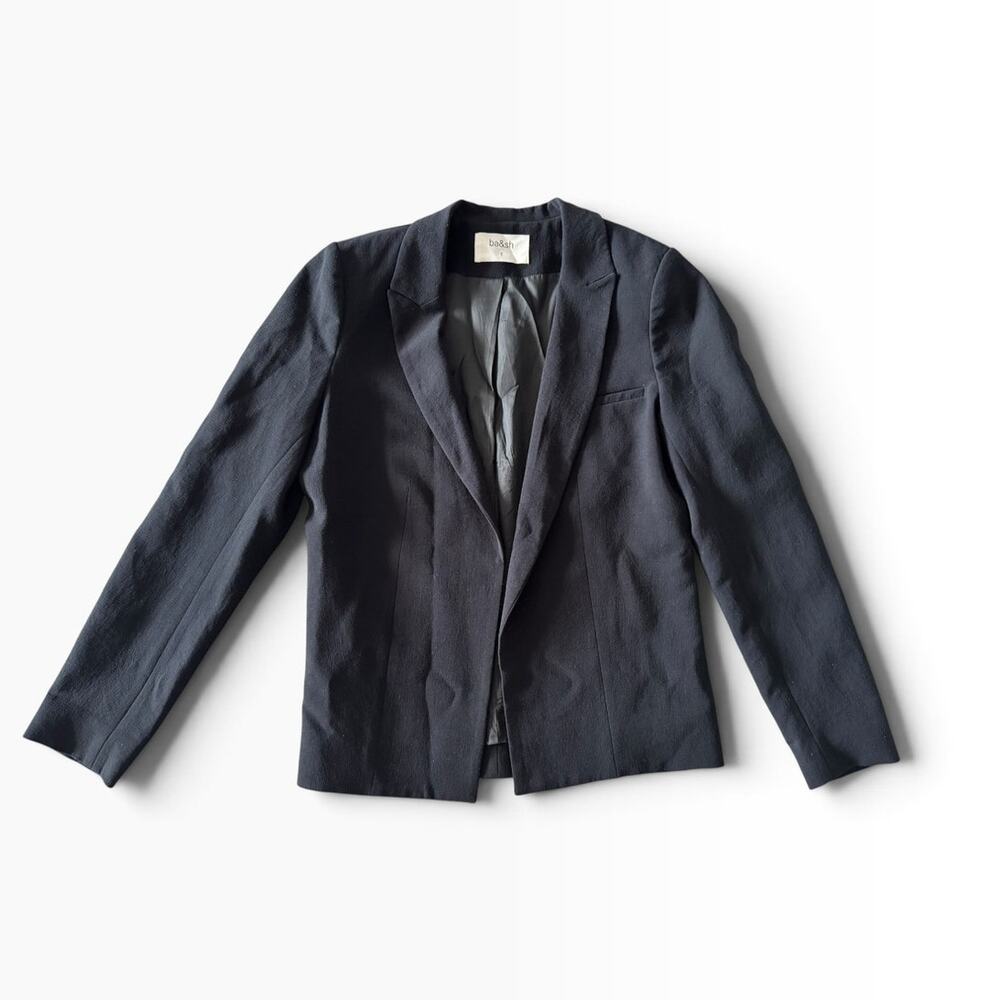 BA&SH BLACK LADY BLAZER JACKET SIZE 2-US 8